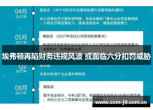 埃弗顿再陷财务违规风波 或面临六分扣罚威胁
